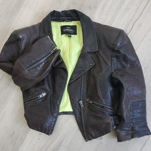 BEBE 100% Leather Jacket